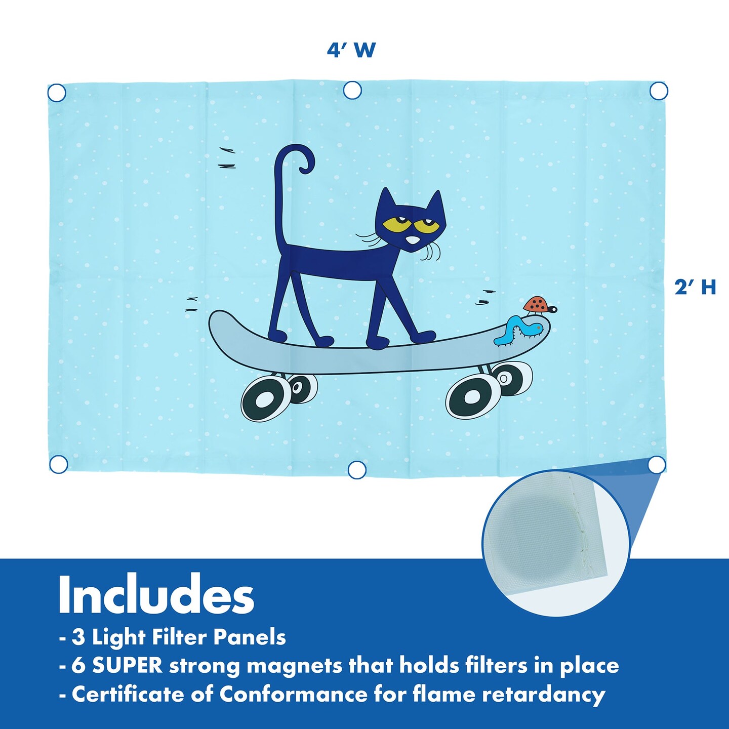 Pete the Cat&#xAE; Calming Light Filters, Pack of 3