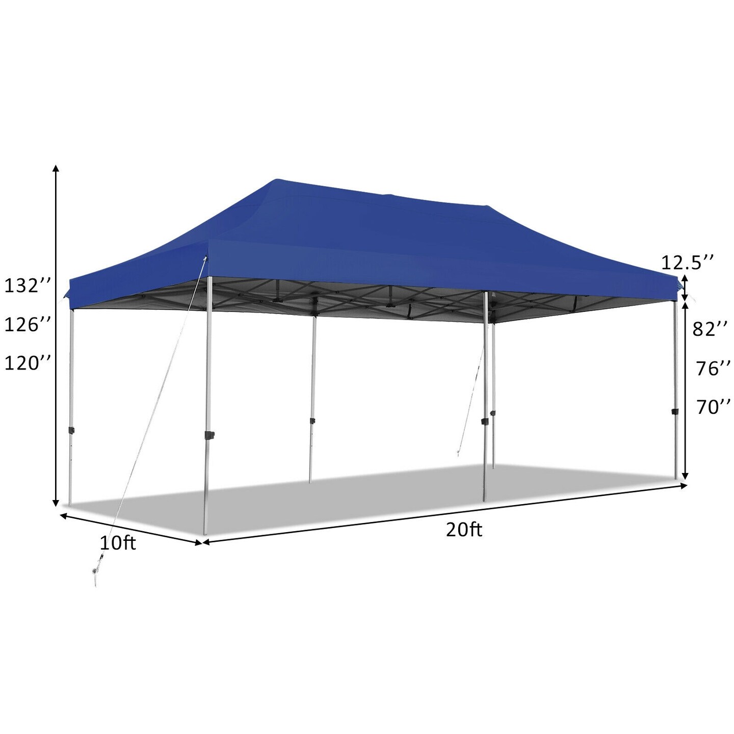 Adjustable Folding Heavy Duty Sun Shelter with Carrying Bag