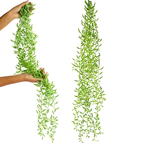 Faux Succulents Unpotted String of Bananas Fake Hanging Plants