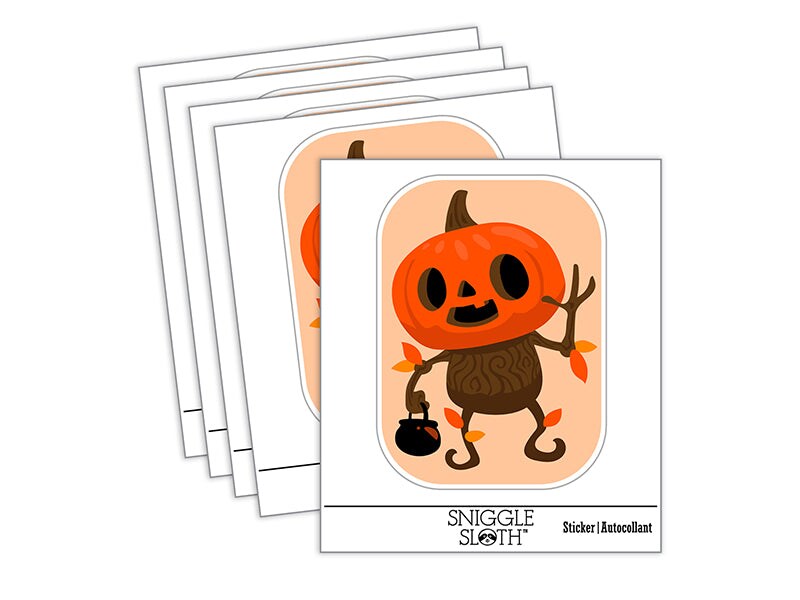 Fall Pumpkin Boy Halloween Jack O Lantern Waterproof Vinyl Phone Tablet ...