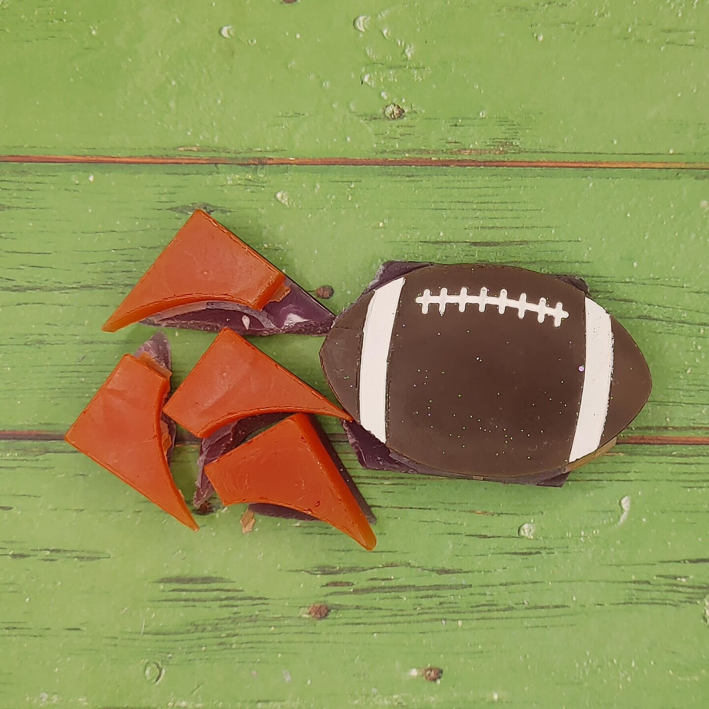 Football Snap Out Center Wax Melt Snap Bar Silicone Mold