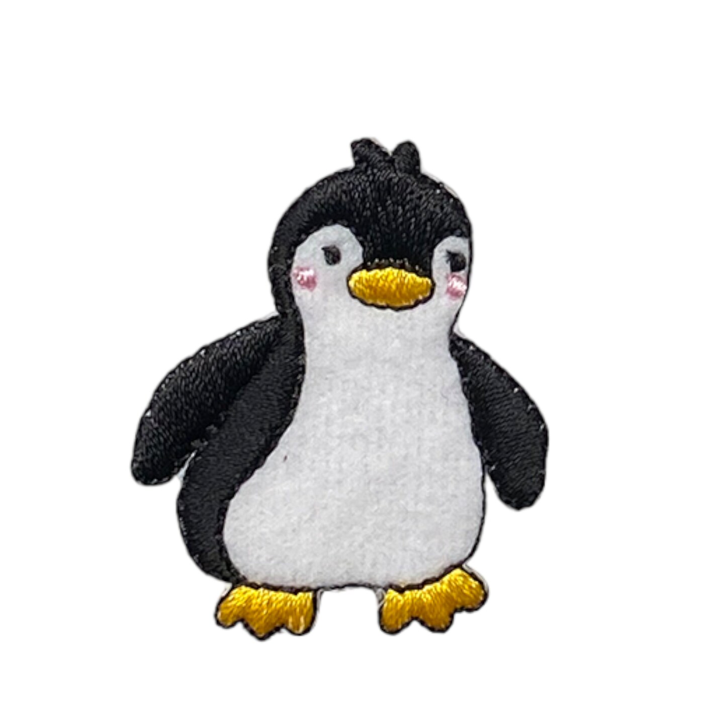 Boy Penguin Embroidered Iron on Patch