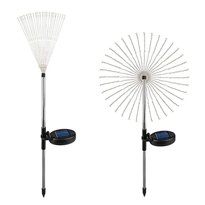 Outdoor Solar Firework Lights - 150 LED Waterproof Garden Decor Lamp
