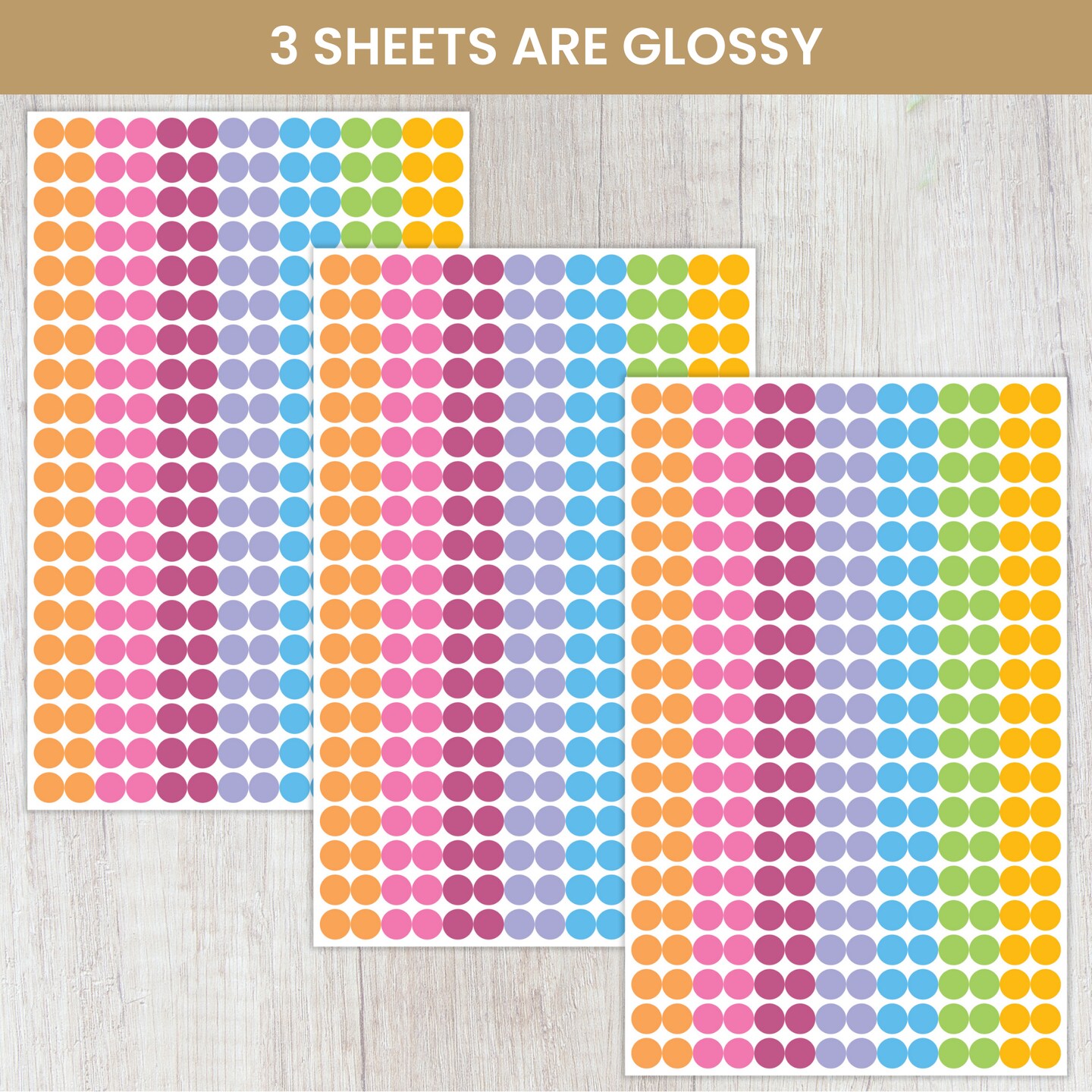 bloom daily planners Sticker Sheets, Color Coding Pack