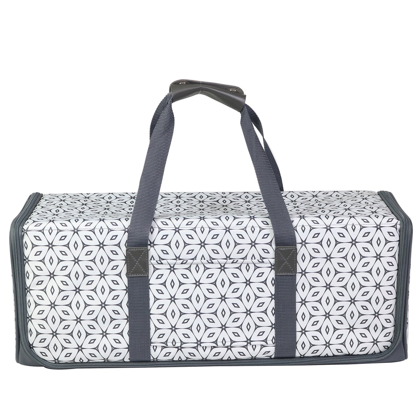 Die Cut Carrying Carrying Case for Cricut Explore &#x26; ScanNCut DX, Grey Geometric