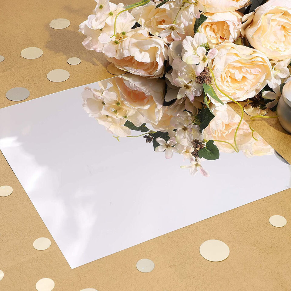 Adhesive Flexible Mirror Plastic Sheet Acrylic Tiles for Wall Decor