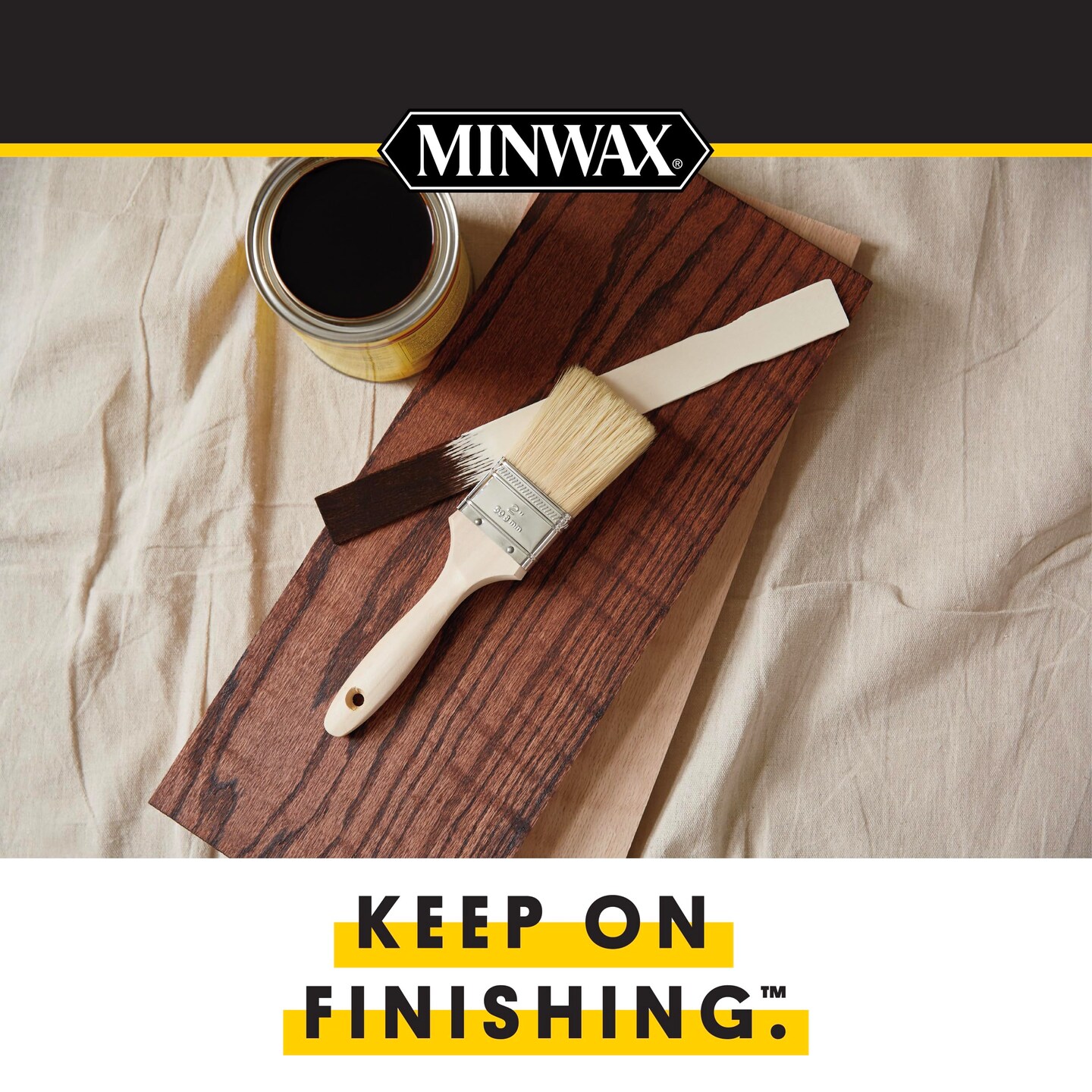 Minwax Fast Drying Polyurethane Protective Wood Finish, Warm Satin, 1 Quart