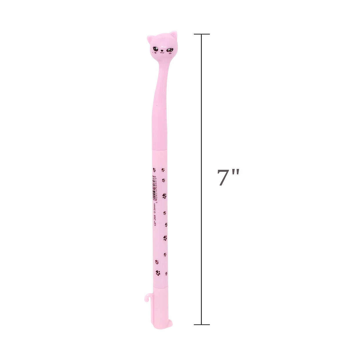 Wrapables Gel Pens School Office Supplies (12 pack), Cute Kitties