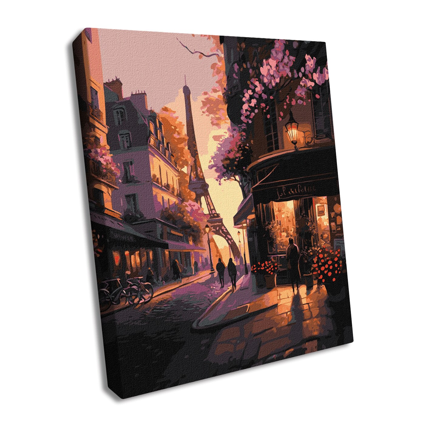 Painting by Numbers kit French streets KHO2198 Michaels
