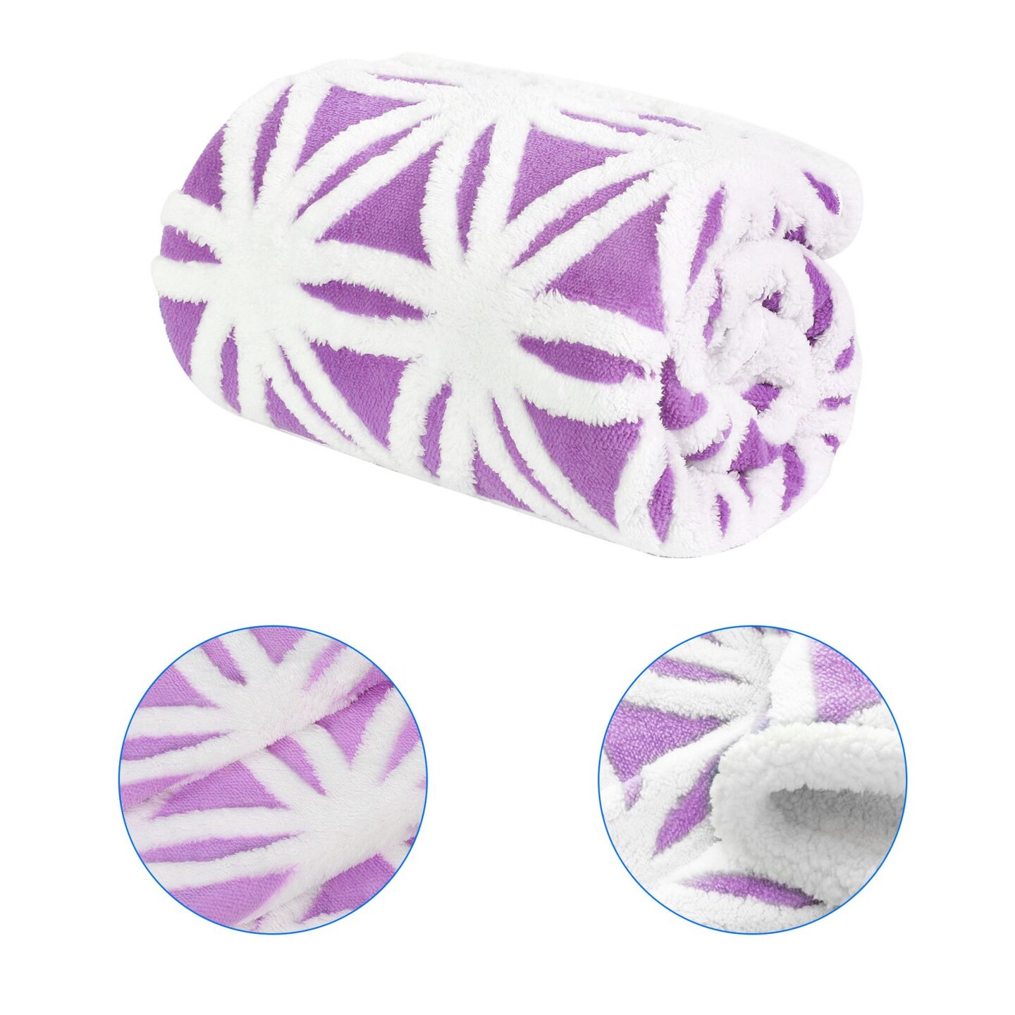 Fleece Blanket Throws for Sofas Fluffy Soft Warm Blanket for Bed Flannel Blanket