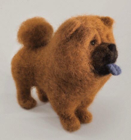 Felting kit Chow-chow