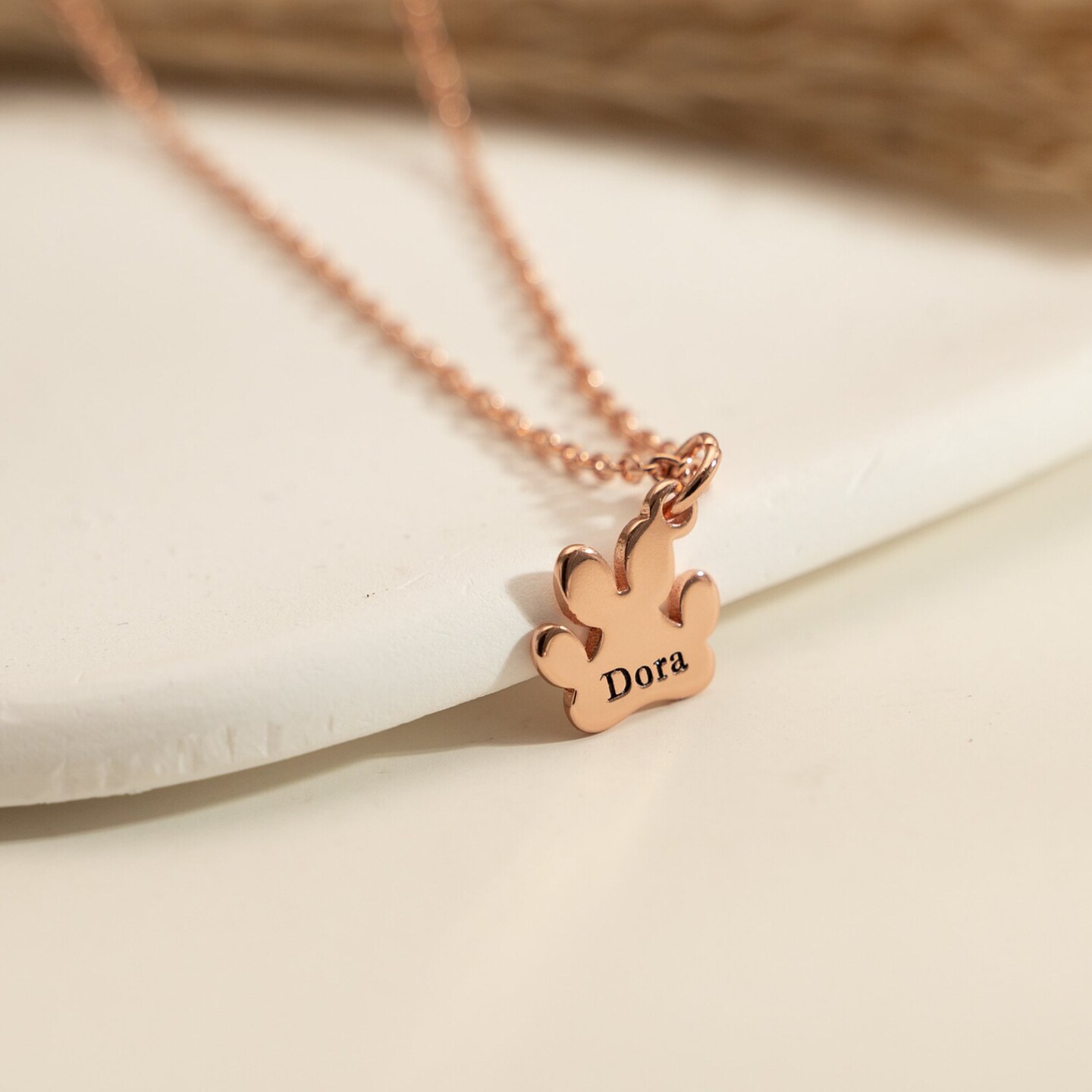 Personalized dog pendant necklace best sale