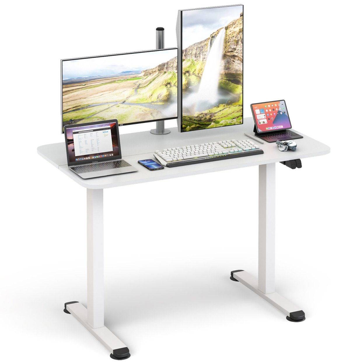 Gymax deals adjustable desk