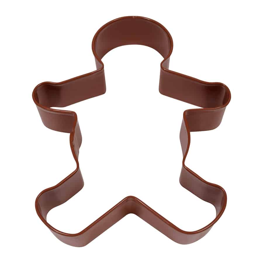 Gingerbread Boy Cookie Cutter (Brown, 5&#x22;)