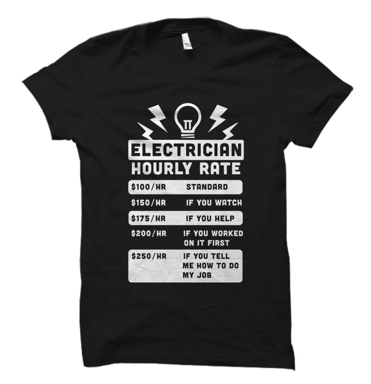 Electrician t shirts funny on sale