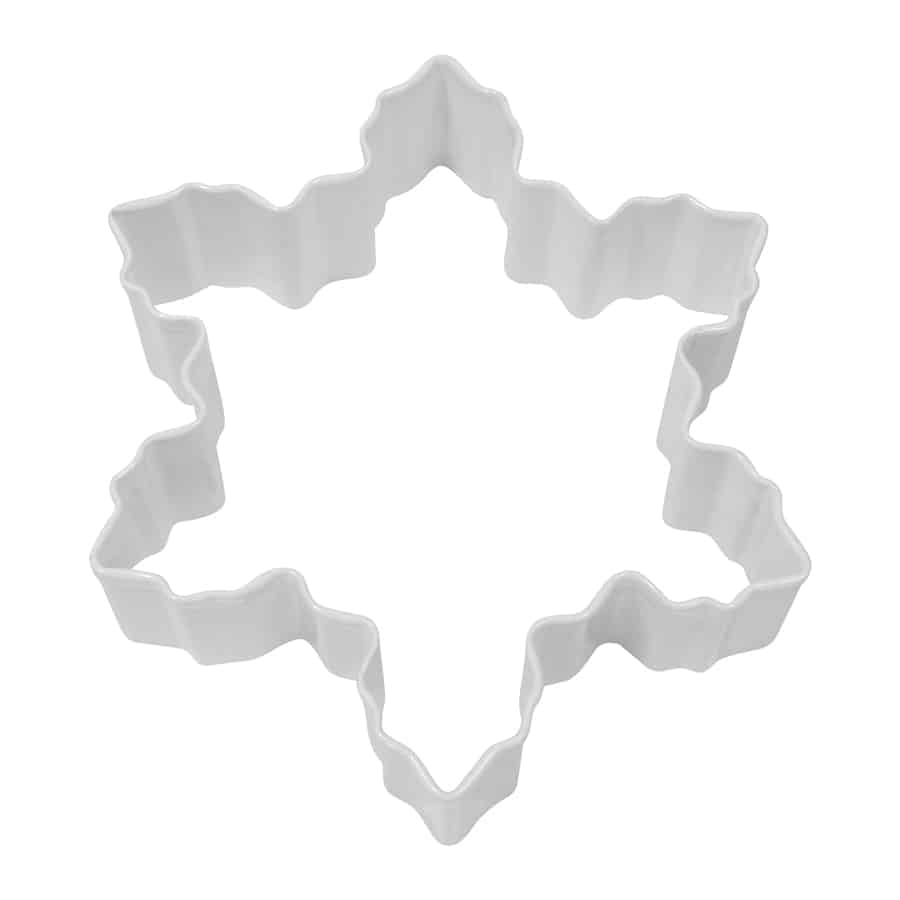 Snowflake Cookie Cutter (White, 4&#x22;)
