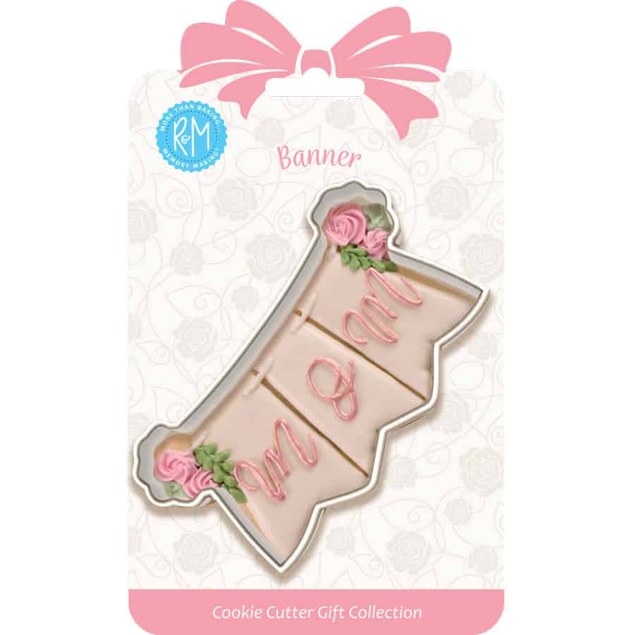 Banner Cookie Cutter 3.875&#x22; Carded