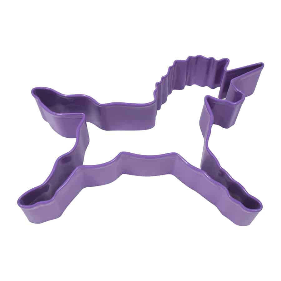 Unicorn Cookie Cutter (Purple, 5.25&#x22;)