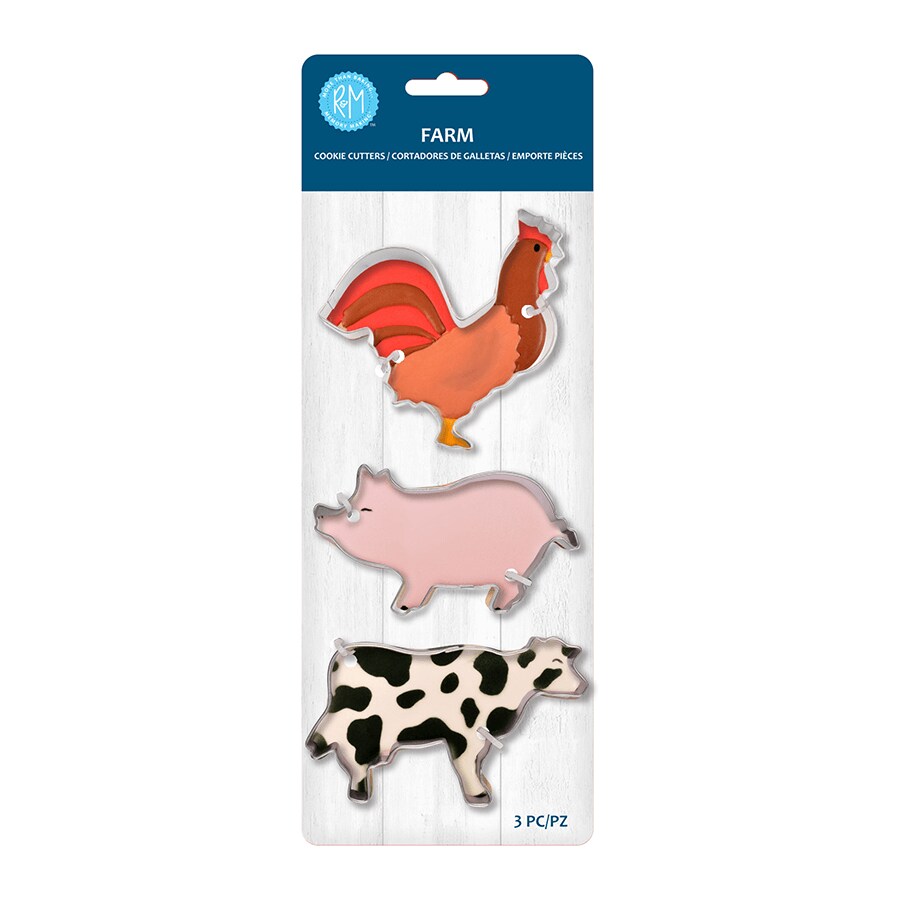 Farm 3 PC Cookie Cutter Set