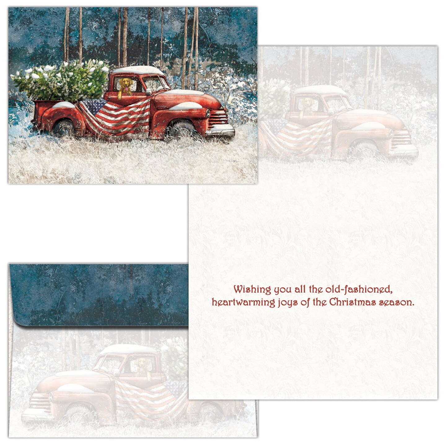 Boxed Christmas Cards- Patriotic Christmas -16 Cards & Envelopes | Michaels