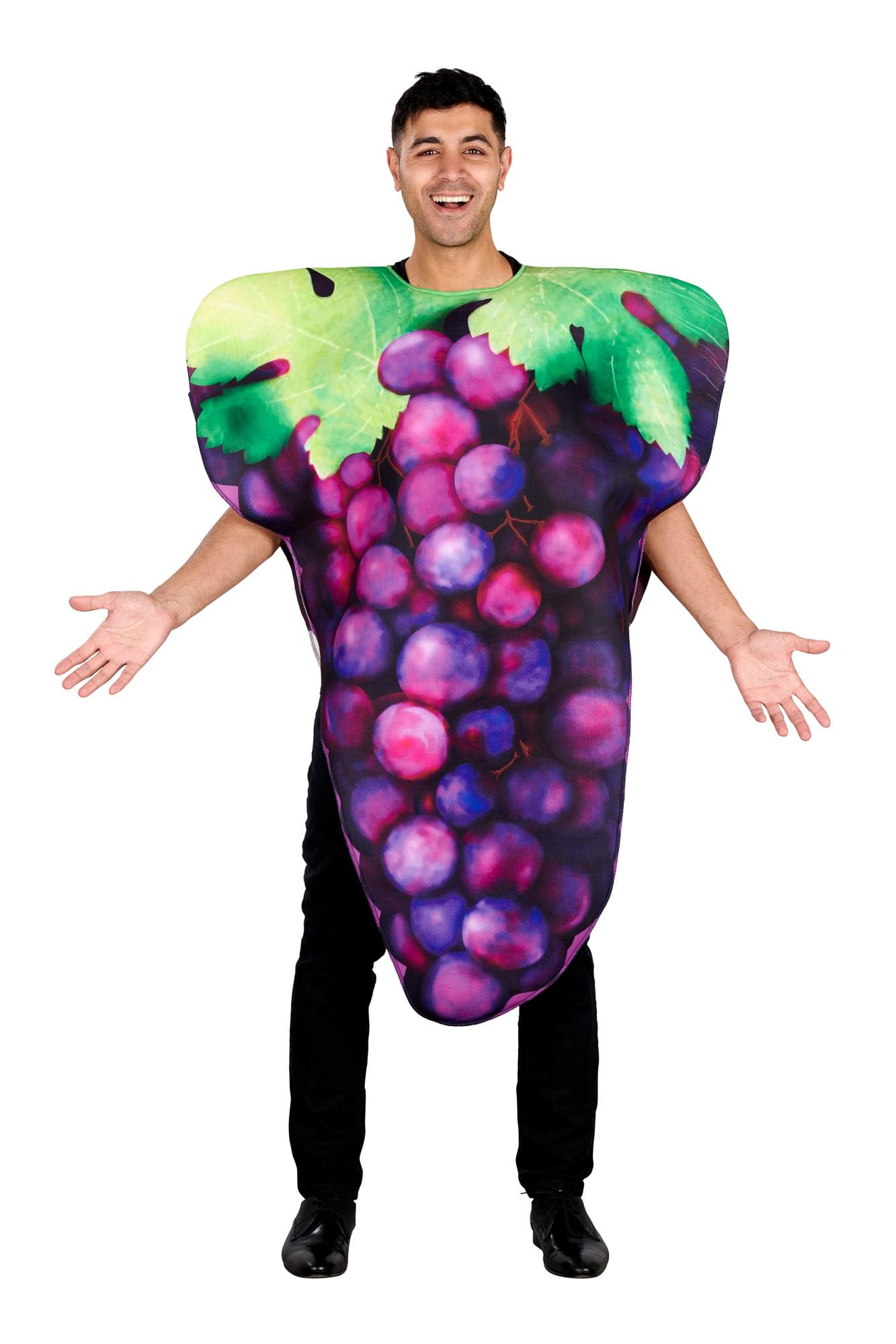 Purple Grapes Adult Costume | One Size