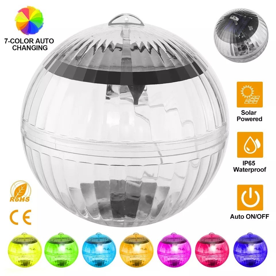 Solar Deck Lamp Path Outdoor Garden Patio Pathway Stairs Step Fence Light