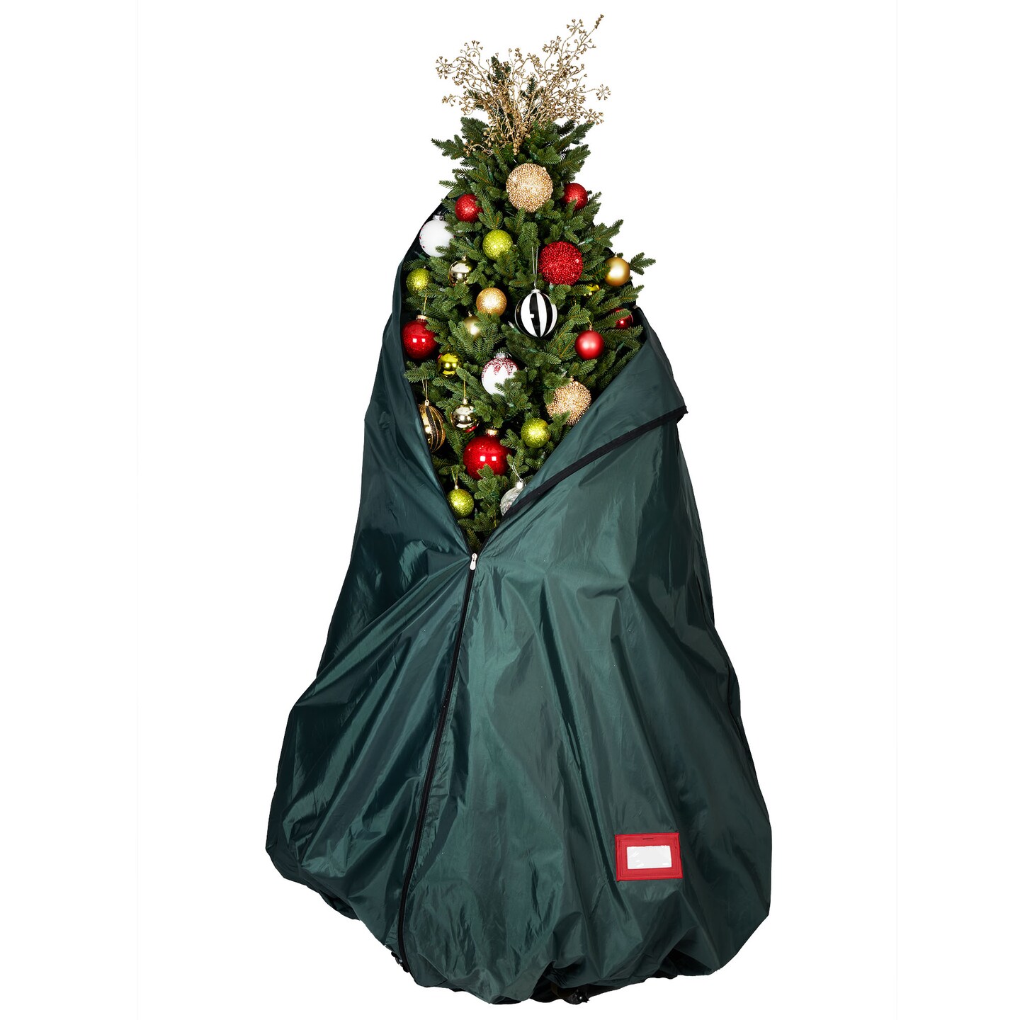 Upright Assembled Christmas Tree Bag with Wheels (7-9 ft. Trees)