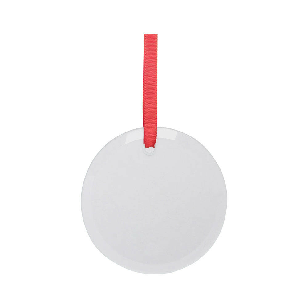 Craft Express 25 Pack 3 Inch Circle Glass Ornaments