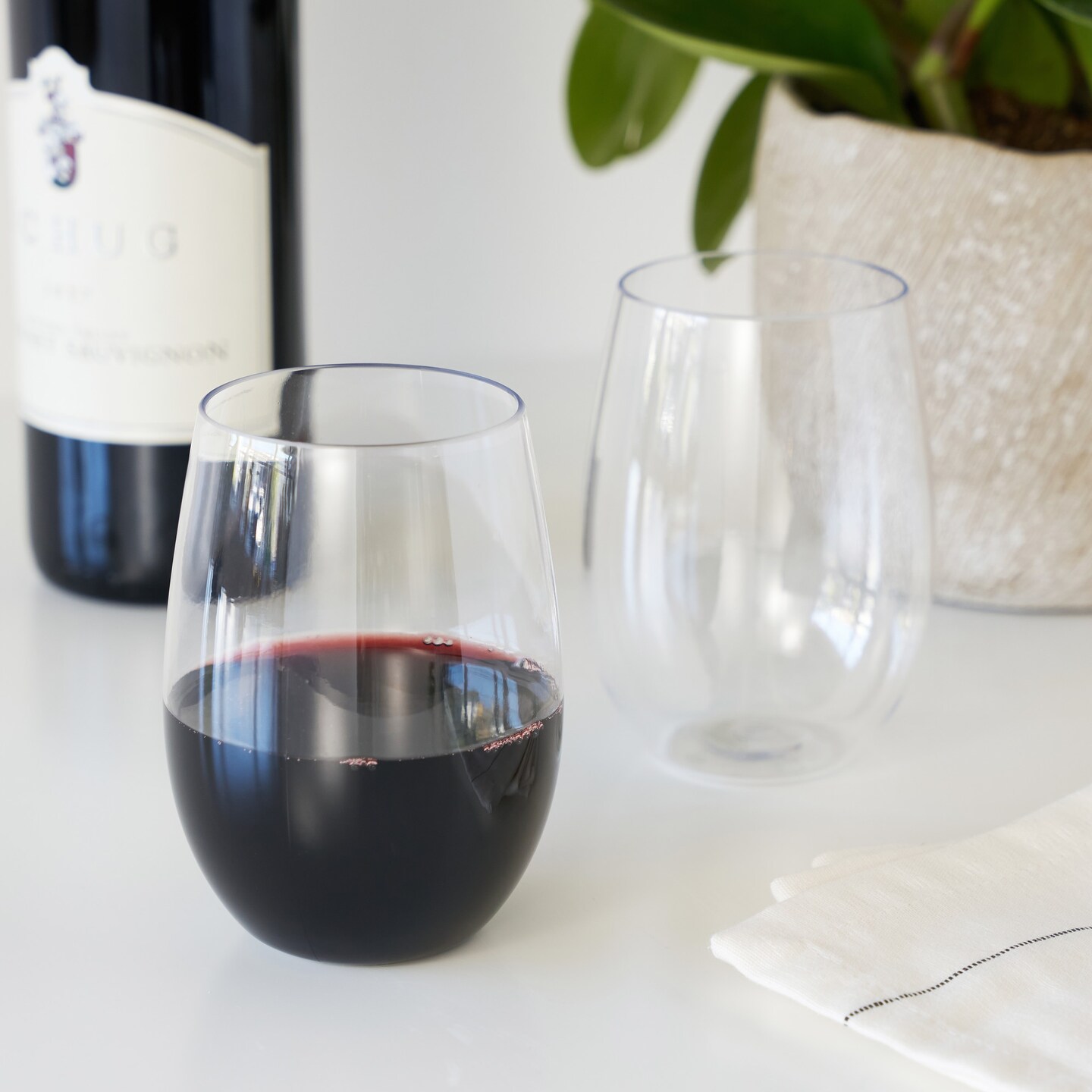 Flexi Stemless Wine Glass Bulk 