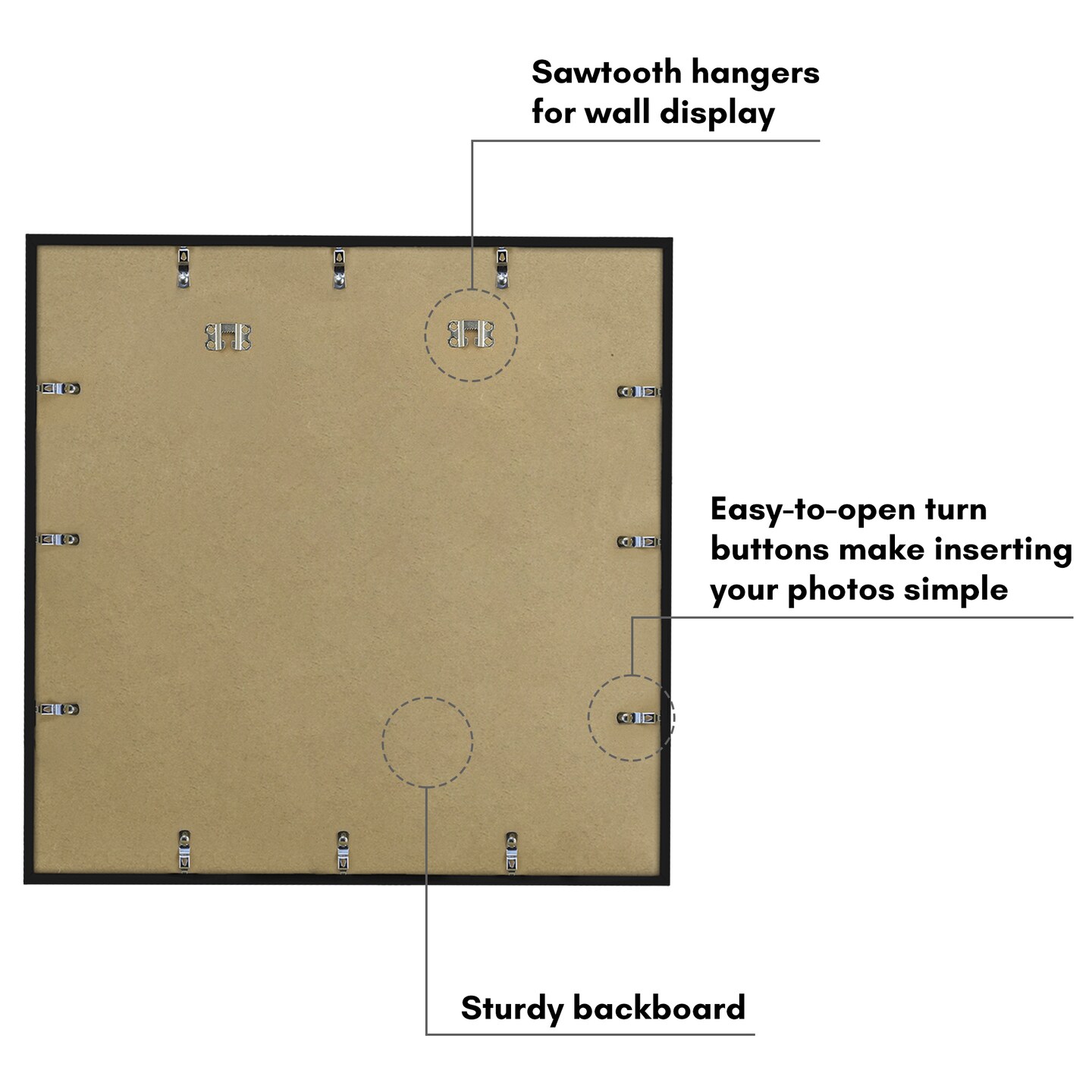 Americanflat Poster Frame With Mat - Perfect for Photos and Artwork