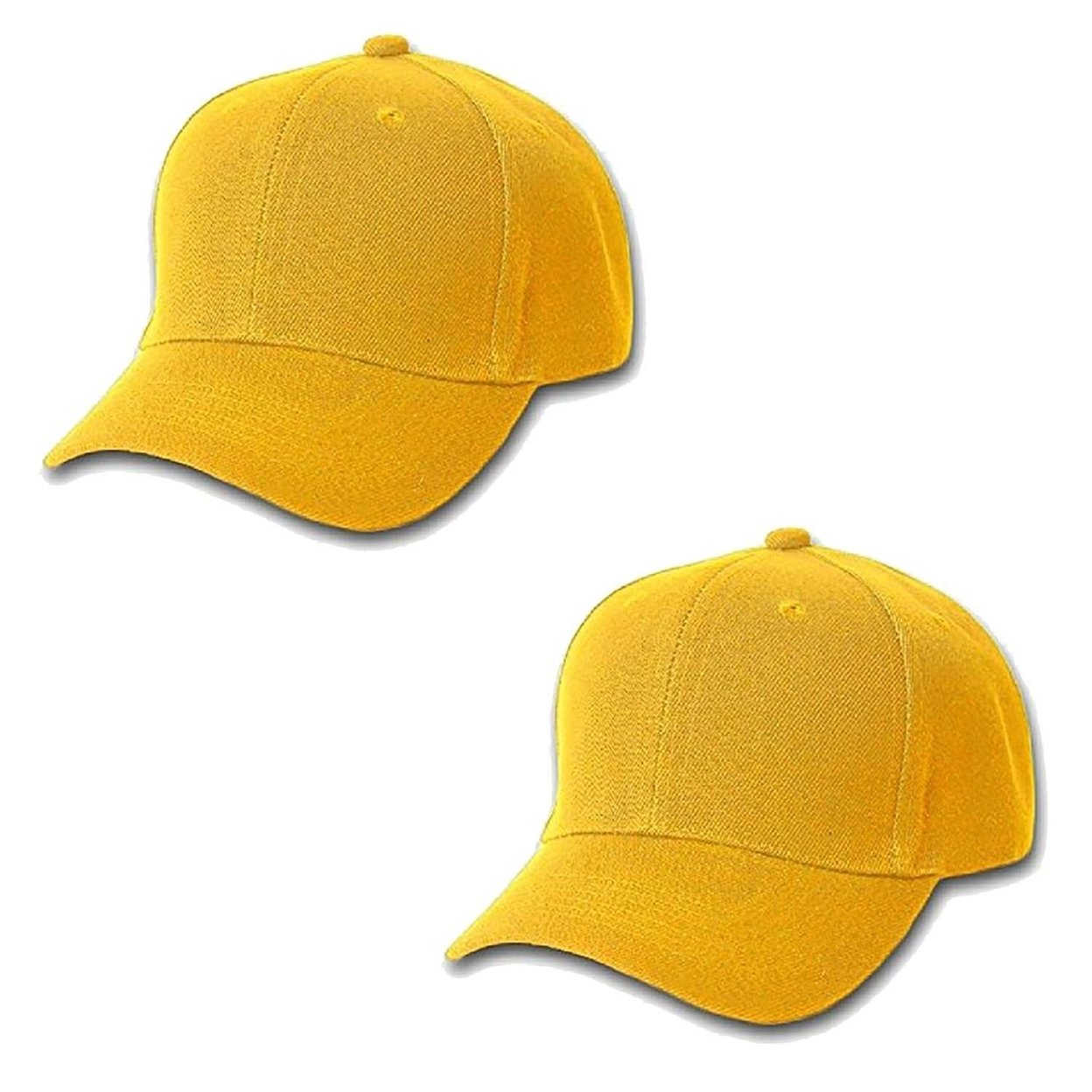 Mechaly Unisex Baseball Cap Hat 2 Pack Adjustable **** Comfortable Headwear