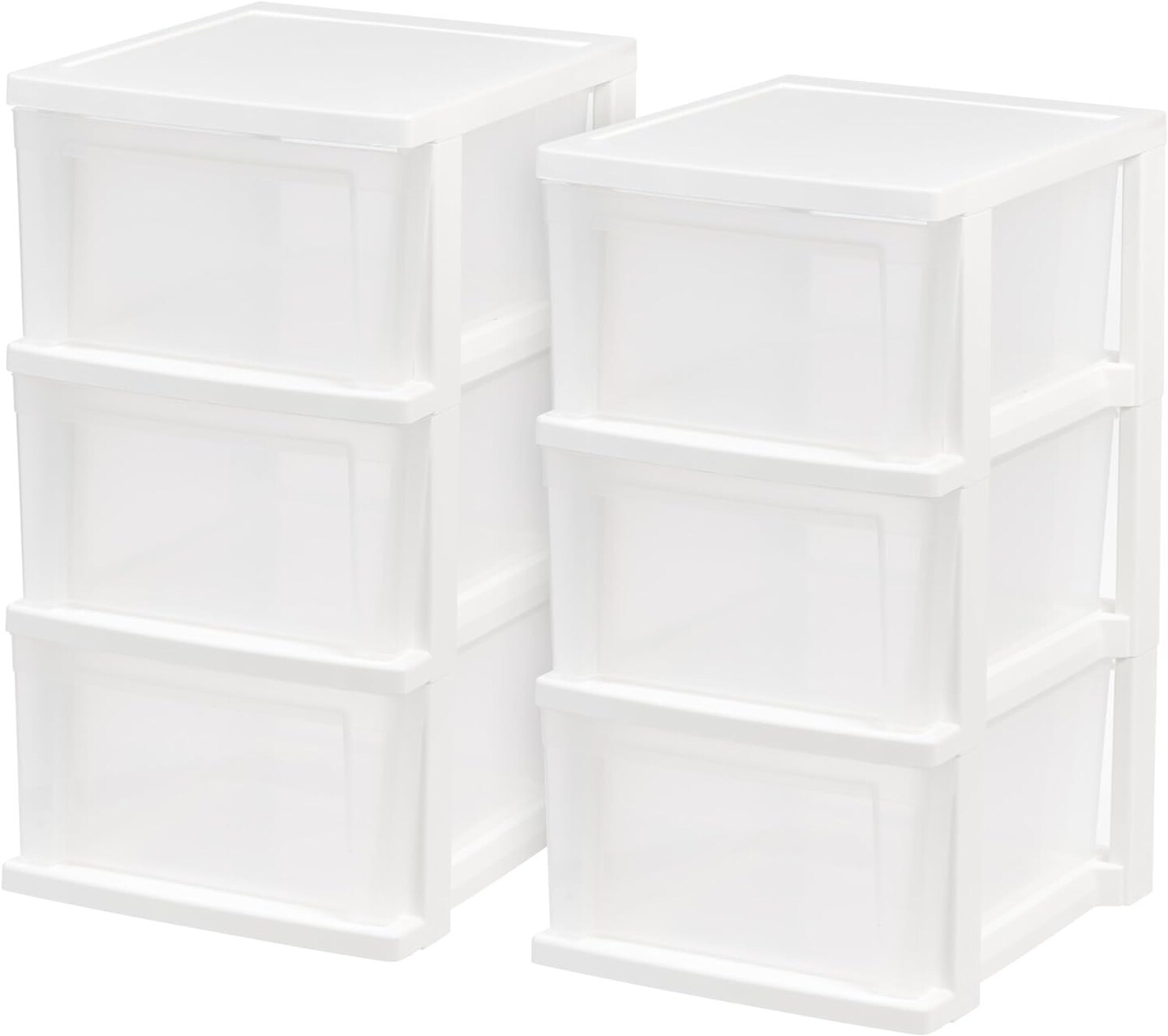 IRIS USA Plastic Storage Drawers Container Organizer for Clothes