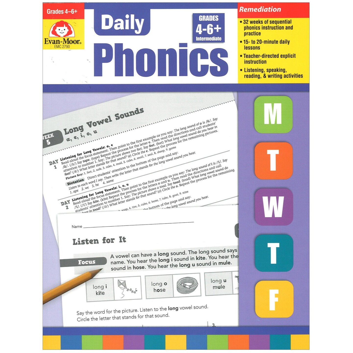 Daily Phonics Book, Teacher&#x27;s Edition, Grade 4-6