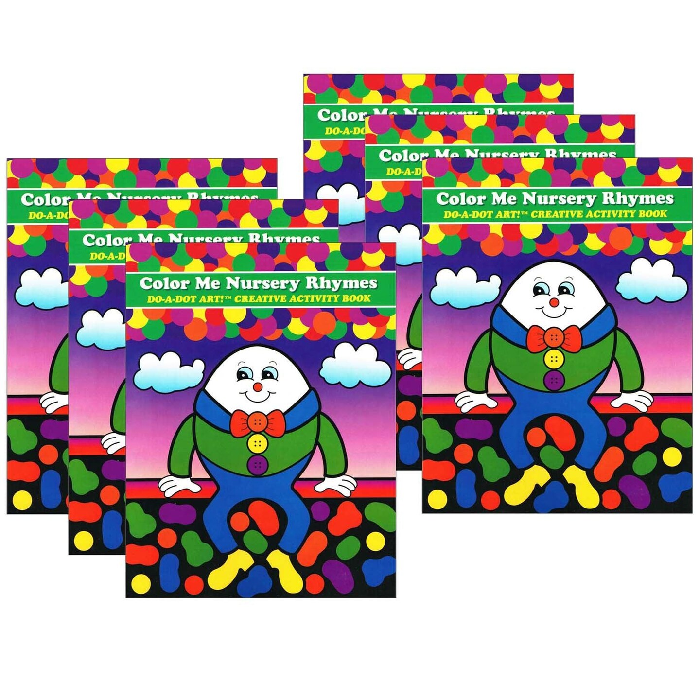 Color Me Nursery Rhymes Creative Art &#x26; Activity Book, Pack of 6