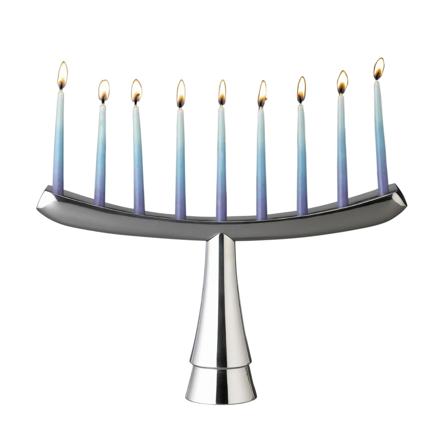 nambe Menorah 12.5 x 7.5 Inch Hannukah Menorah, Made of nambe Alloy