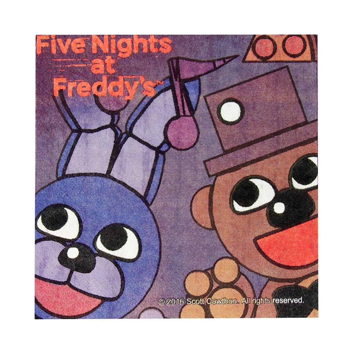 Five Nights at Freddy&#x27;s 16 Count 10&#x22; Square Beverage Napkins