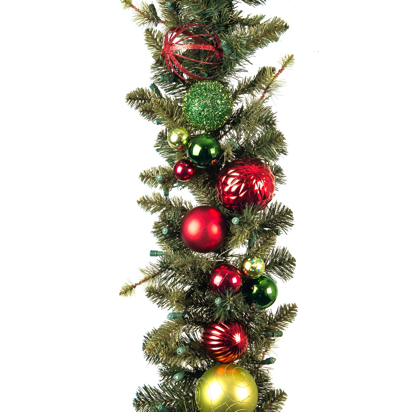 9 ft. Artificial Christmas Garland with Lights - Festive Holiday