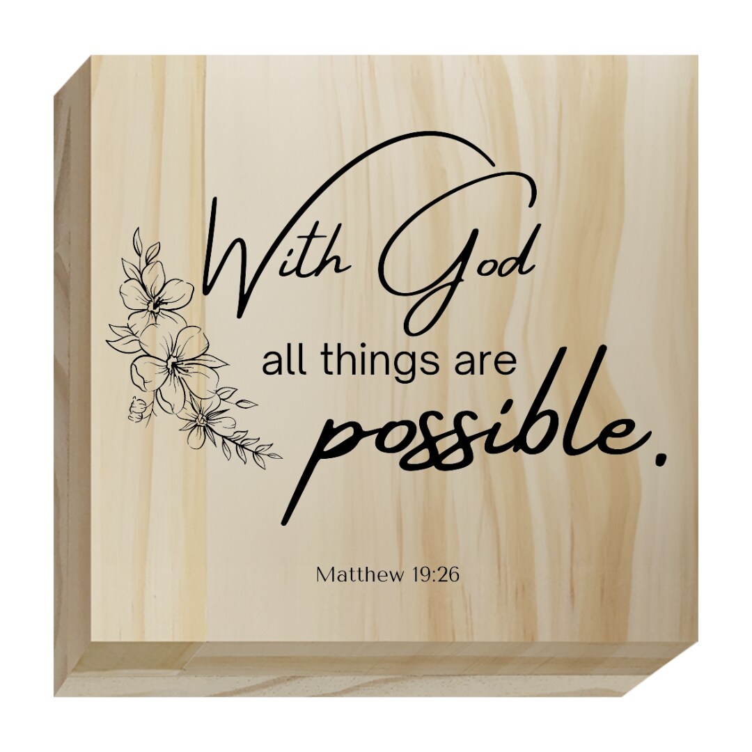 Blessed Simplicity Wood Signs