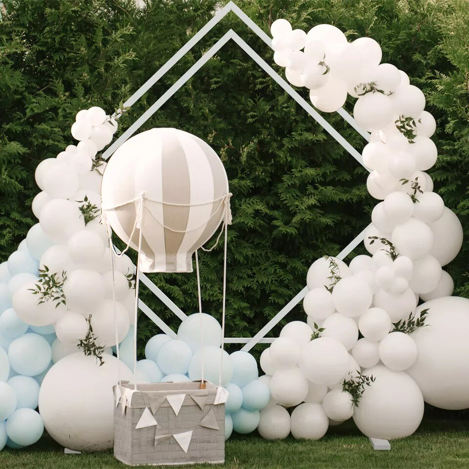 2M Geometric Wedding Arch Backdrop Stand Garden Party Flowers Art Plinths Holder