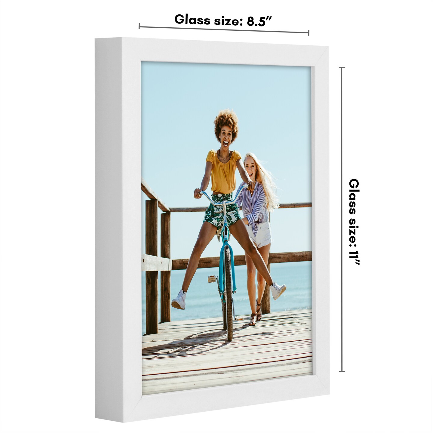 Americanflat Gallery-Style Picture Frame - Ideal Frame for Gallery Wall Display - Showcase Artwork, Prints, and Photos - Shatter Resistant Glass - Hanging Hardware with Drywall Anchor