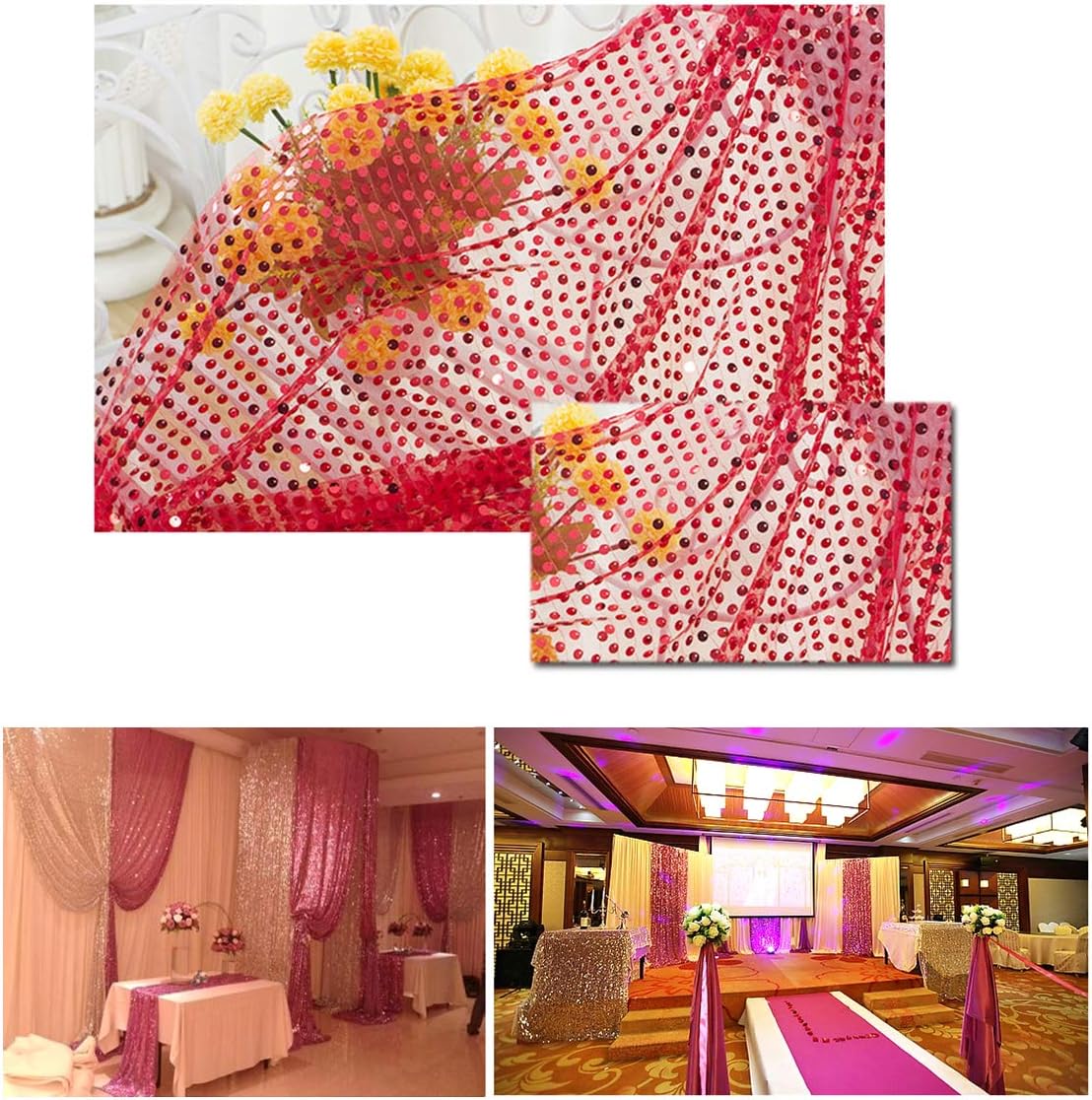 9460 PCS Cup Sequins, Bulk Mixed Colors Loose Sequins for Crafts Sequins and Spangles for DIY Making 6MM, 110 Gram