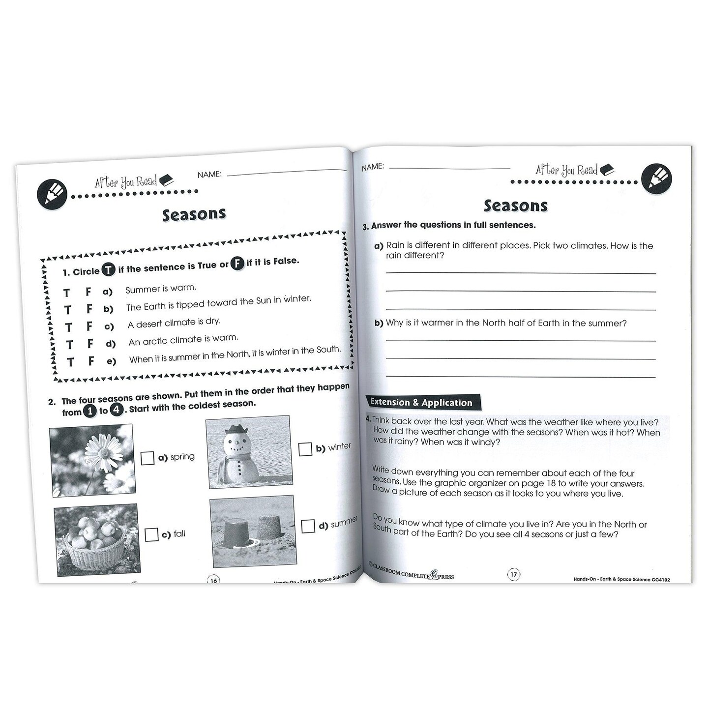 Hands-On STEAM - Earth &#x26; Space Science Resource Book, Grade 1-5
