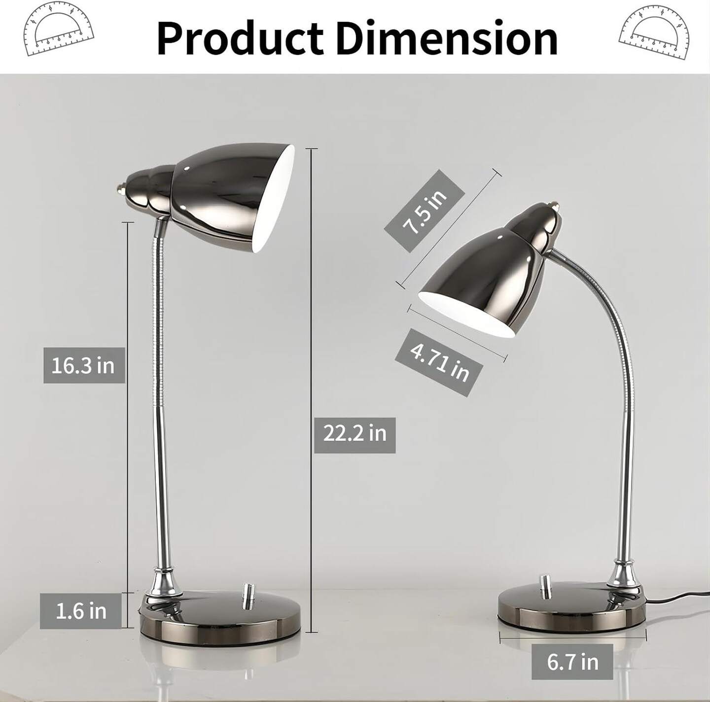 Vintage Flexible Neck Desk Lamp