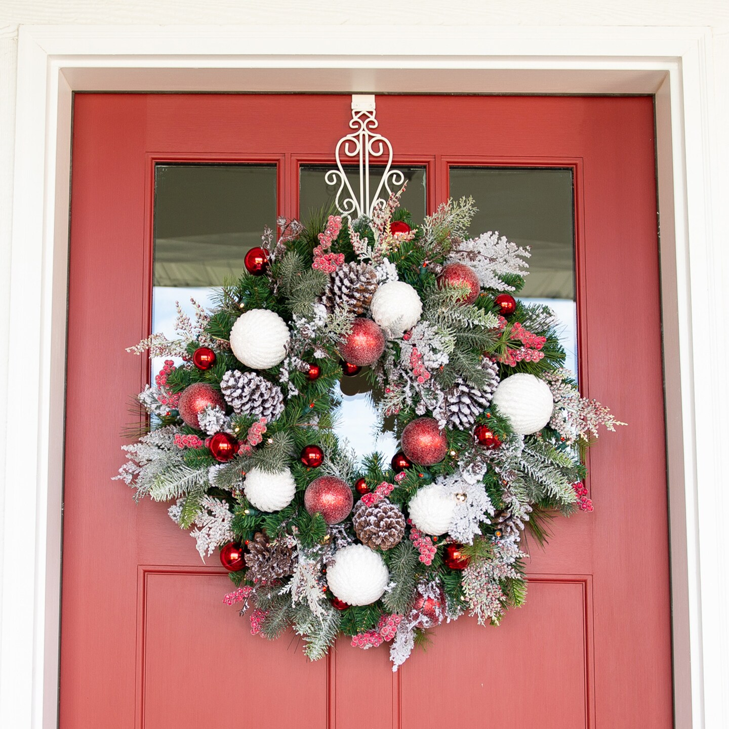 Adjustable Wreath Hanger for Door - Colonial