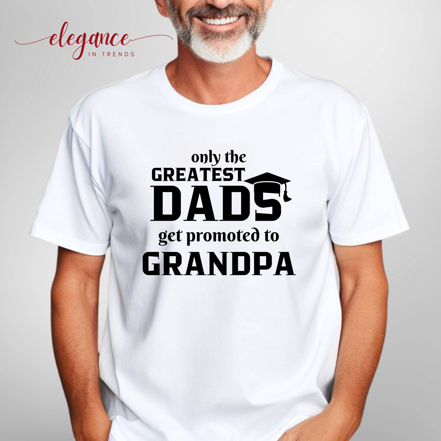Great Dads Get Promoted To Grampy Father's Day Gift T-Shirt