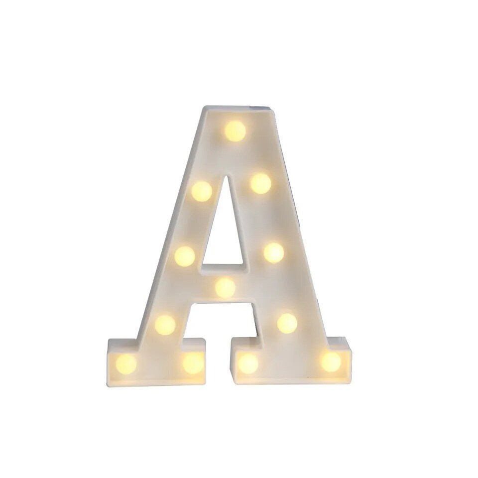 LED Light-Up Alphabet Letter