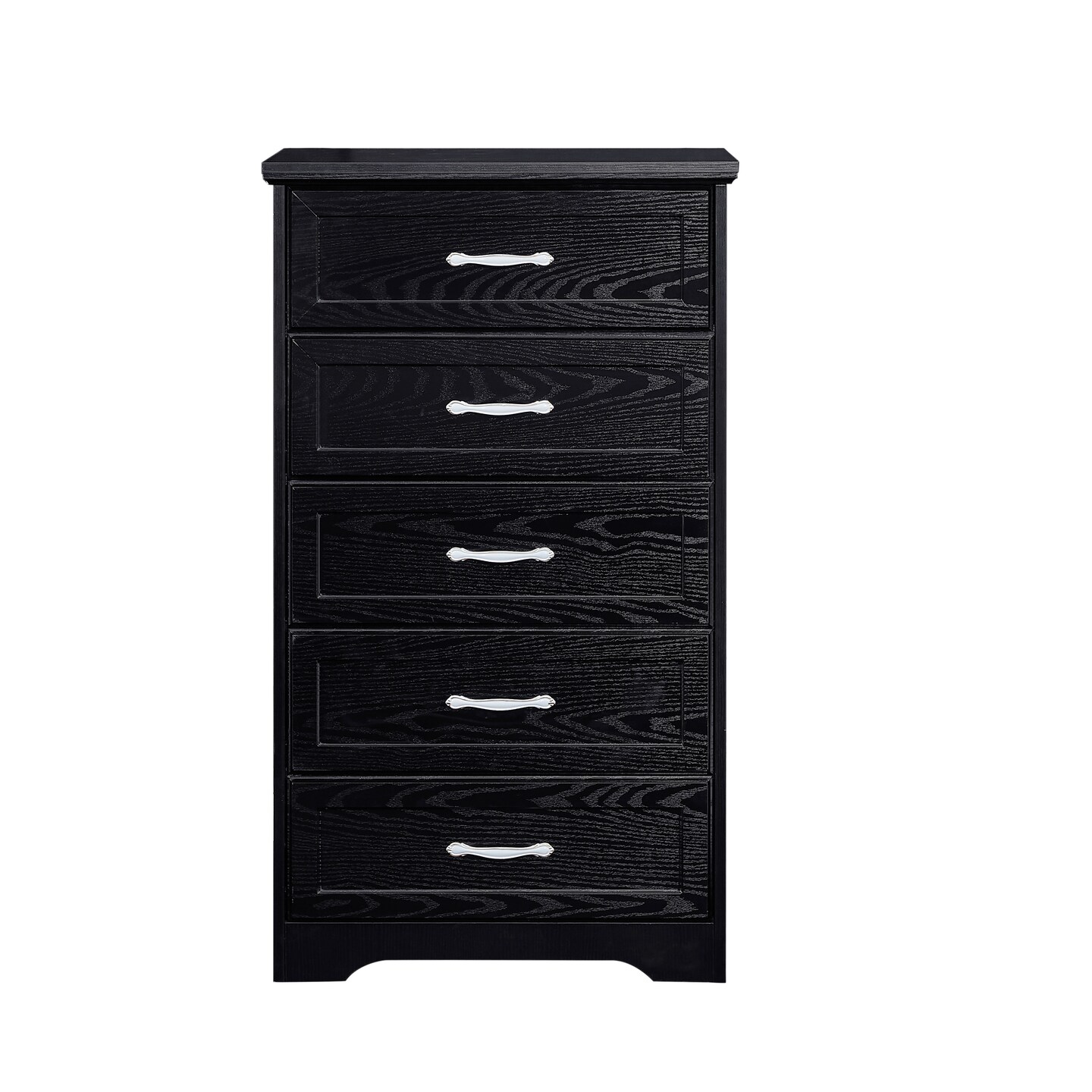 5 Tier Bedroom Chest of Drawers, Dresser with Drawers, Clothes Organizer -Metal Pulls