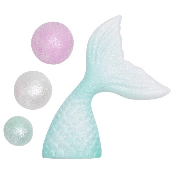 Mini Mermaid Creations Sweet D&#xE9;cor&#xAE; Edible Decorations 4 pieces