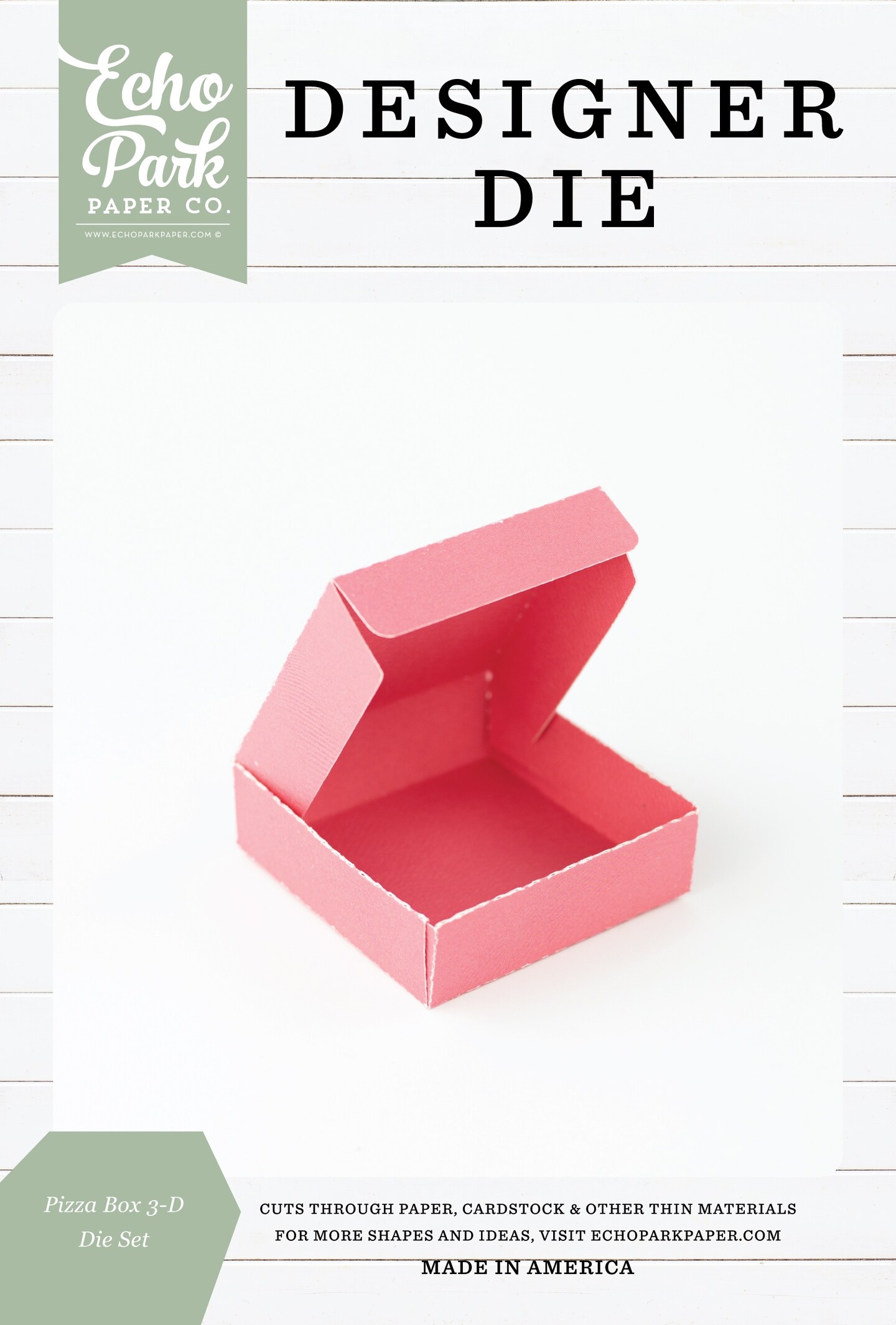 Echo Park 3D Die set-Pizza Box