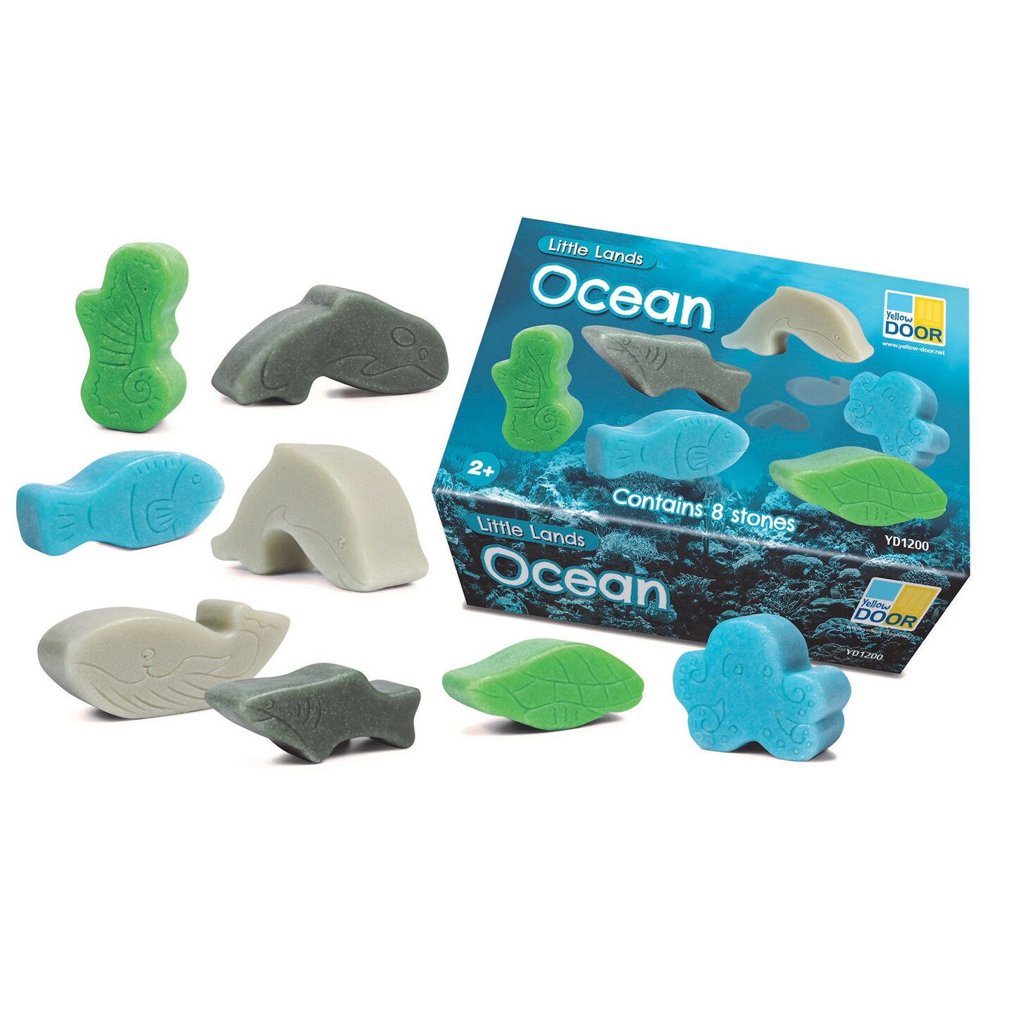 Little Lands – Ocean Stone Figures (Set of 8)